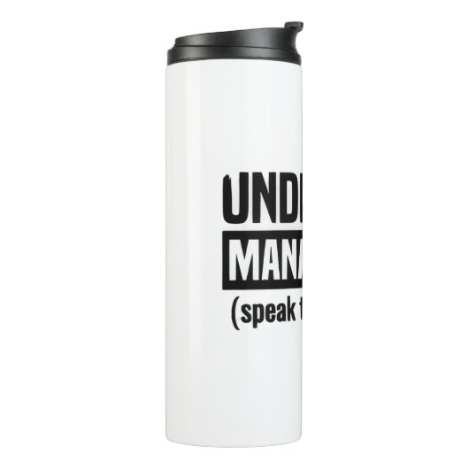 Under New Management Mug Thermosbecher (Nach links gedreht)