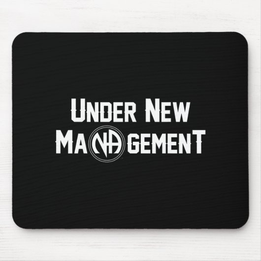 Under New Management Narcotics Anonymous Design Mousepad (Vorne)