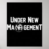 Under New Management Narcotics Anonymous Design Poster (Vorne)