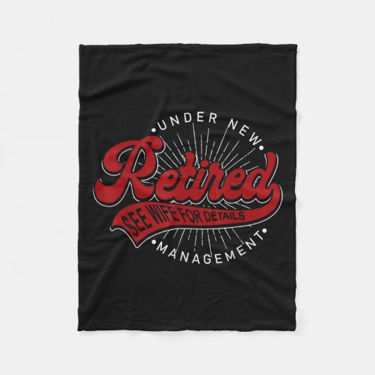 Under New Management See Wife For Details Funny Re Fleecedecke (Vorderseite)