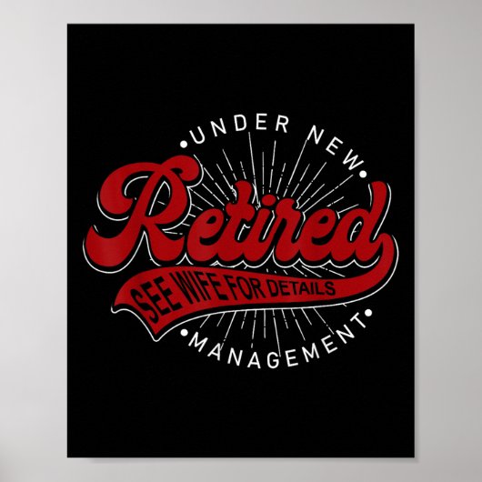 Under New Management See Wife For Details Funny Re Poster (Vorne)