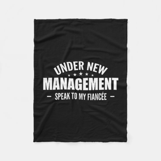 Under New Management Speak To My Fiancée - Future  Fleecedecke (Vorderseite)