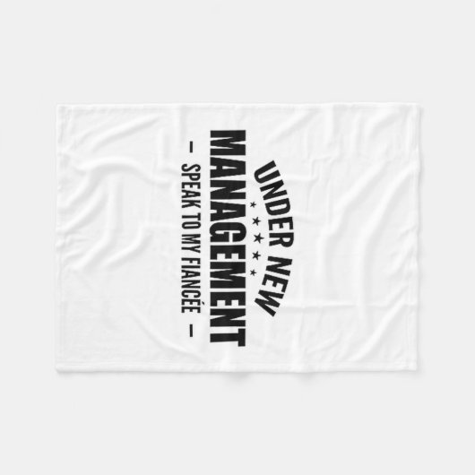 Under New Management Speak To My Fiancée - Future Fleecedecke (Vorderseite (Horizontal))
