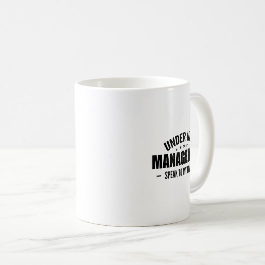 Under New Management Speak To My Fiancée - Future  Kaffeetasse (VorderseiteRechts)