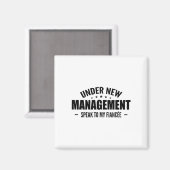 Under New Management Speak To My Fiancée - Future  Magnet (Vorderseite/Rückseite)