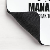 Under New Management Speak To My Fiancée - Future  Mousepad (Ecke)