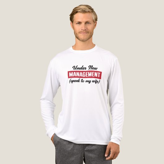 Under New Management Tri-Blend Shirt (Vorderseite komplett)