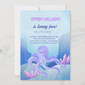 Under Sea Party Invitation Ankündigung (Vorderseite)