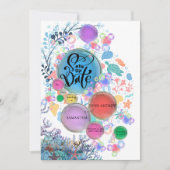 Under Sea Water Save the Date (Vorderseite)