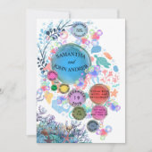Under Sea Water Wedding Invitation (Vorderseite)