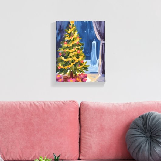 Under the Christmas Tree Leinwanddruck (Insitu (Wohnzimmer))