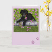 Under the Lilacs Karte (Gelbe Blume)