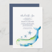 Under The Sea 3rd Invitation for Birthday Party Einladung (Vorne/Hinten)