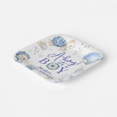Under The Sea Ahoy It's A Boy Ocean Baby Shower Pappteller (Gewinkelt)