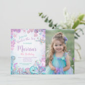 Under the Sea Animals Birthday Invitation Einladung (Stehend Vorderseite)