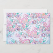 Under the Sea Animals Birthday Invitation Einladung (Rückseite)