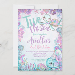 Under the Sea Animals Birthday Invitation Einladung