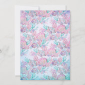 Under the Sea Animals Birthday Invitation Einladung (Rückseite)