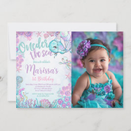 Under the Sea Animals Birthday Invitation Einladung