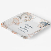 Under The Sea Animals Birthday Party Pappteller (Gewinkelt)