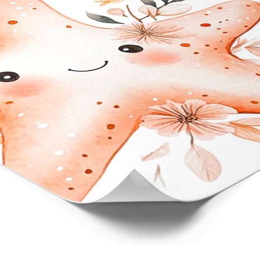 Under The Sea Animals Birthday Party Welcome Poster (Ecke)