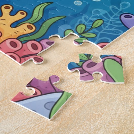 Under the Sea Animals Kids Puzzle | Dolphin Turtle (Seite)