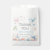 Under the Sea Baby Shower Geschenktütchen (Vorderseite)