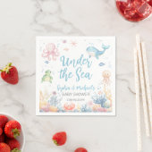 Under the Sea Baby Shower Party Serviette (Beispiel)