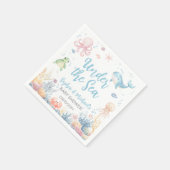 Under the Sea Baby Shower Party Serviette (Ecke)