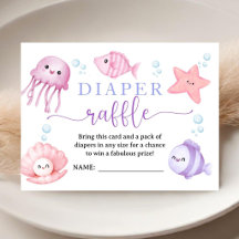Under The Sea Baby Shower Pink Ocean Windelraffel