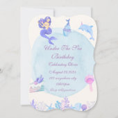 UNDER THE SEA BIRTHDAY PARTY INVITATION EINLADUNG (Vorderseite)
