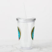 Under the Sea Cave Pretty Ocean Creatures Birthday Acryltrinkbecher (Links)