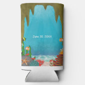 Under the Sea Creatures Beautiful Cave Birthday Selters Dosenkühler (Rückseite)