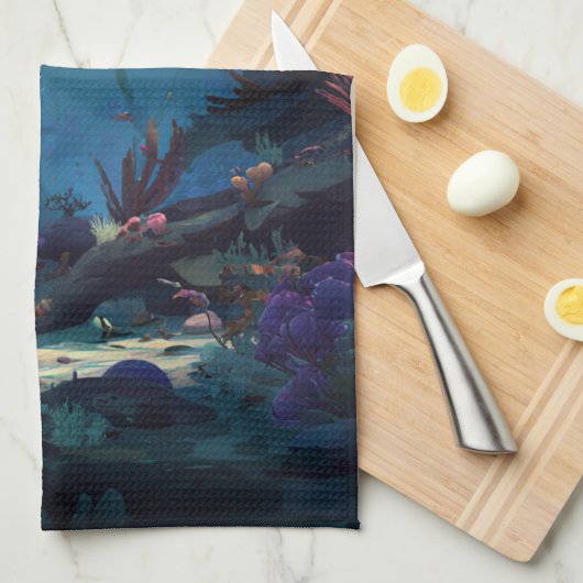 Under The Sea Geschirrtuch (Viertel Falte)