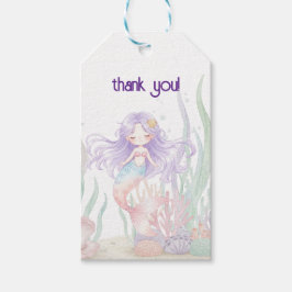Under the Sea Gift Tag mermaid Geschenkanhänger