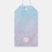 Under the Sea Gift Tag mermaid Geschenkanhänger (Rückseite)