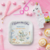 Under the Sea Ocean Animals Octopus Birthday Pappteller (Party)