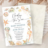 Under The Sea Ocean Baby Shower Gender Neutral Einladung