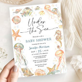 Under The Sea Ocean Baby Shower Gender Neutral Einladung