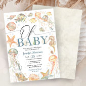 Under The Sea Ocean Baby Shower Geschlechtsneutral Einladung