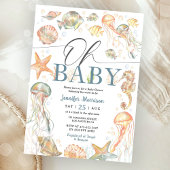 Under The Sea Ocean Baby Shower Geschlechtsneutral Einladung