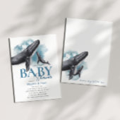 Under The Sea Ocean Whale Baby Shower Invitation Einladung