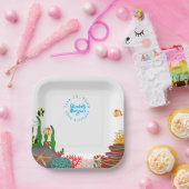 Under the Sea Plants Fish Birthday Paper Plate Pappteller (Party)