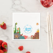 Under the Sea Plants Fish Corals Birthday Party Serviette (Beispiel)