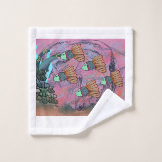 Under The Sea Shower wash cloth Waschlappen