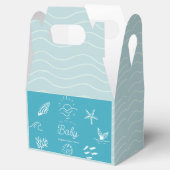 Under the Sea You Soon Blue Baby Shower Geschenkschachtel (Geöffnet)