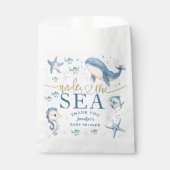 Under The SeaBaby Shower Boy Blue Ocean Geschenktütchen (Vorderseite)