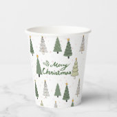 Under the Snowy Trees – Christmas Pappbecher (Vorderseite)