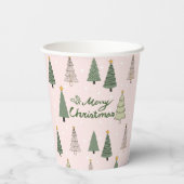 Under the Snowy Trees – Christmas Pappbecher (Rückseite)