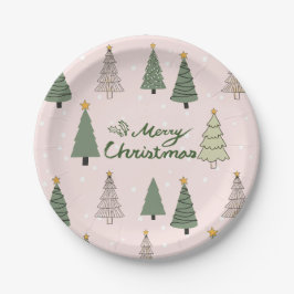 Under the Snowy Trees – Christmas Pappteller